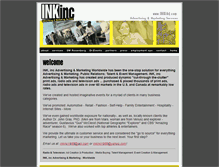 Tablet Screenshot of inkinc.com